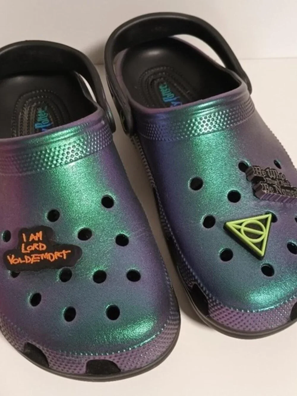 Crocs Harry Potter The Dark Arts Metallic Crocs Mens 7 Womens 9
